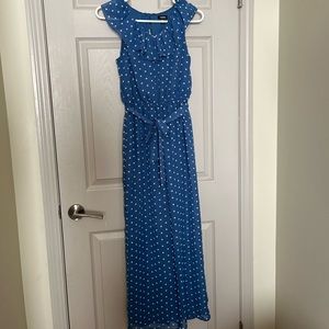 Jumper with blue and with white dots Size 14 Kids